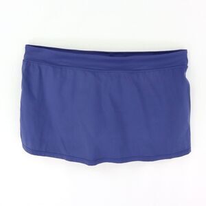 Jaclyn Smith Swim Skirt Skort Womens Size 6 Blue Polyester Elastic Waist Stretch